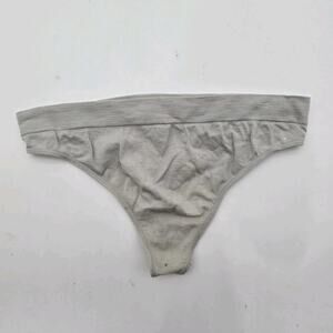 Branwyn Thong Women Small Gray Underwear Merino Wool Flaws Read
